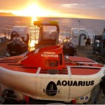 Finding Coral sails into the sunset